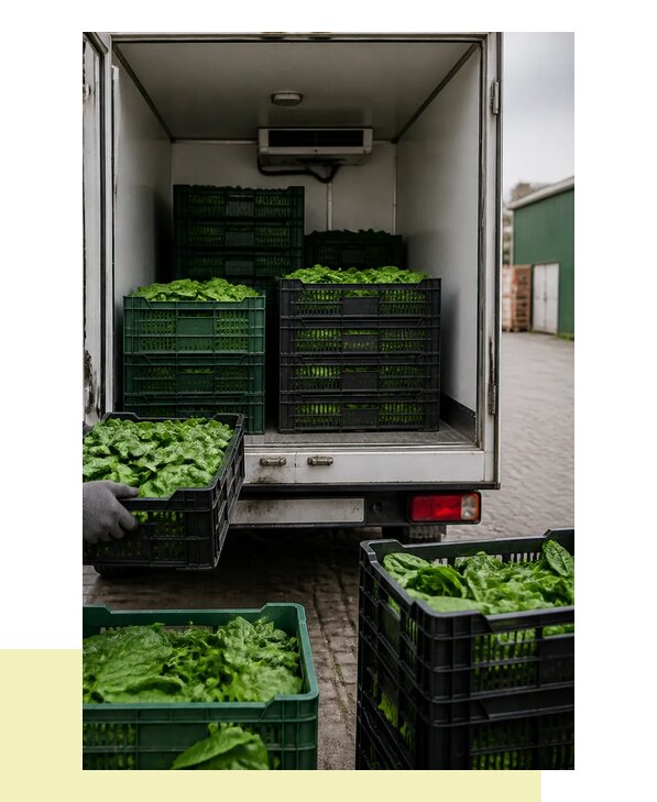 Перевозка шпината в Томск с сохранением свежести продукции